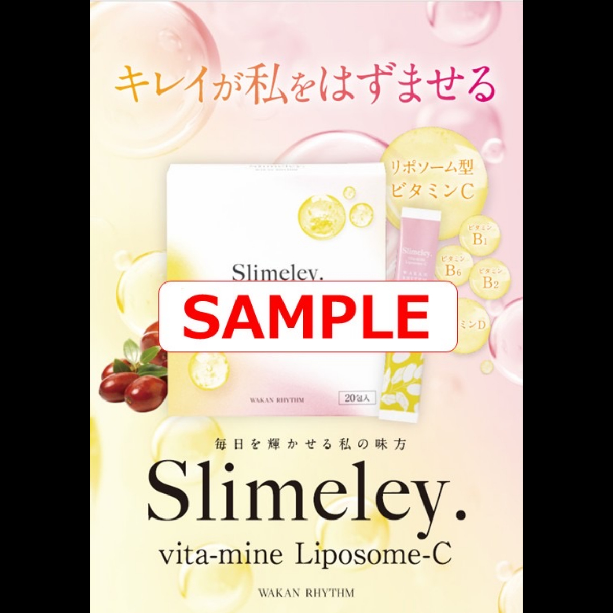 RHYTHM スリムレイ ビタマイン 公式リーフレット(A5) ×100枚