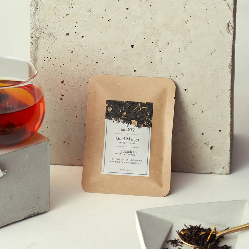 TEAtriCO お試しBlack tea ゴールドマンゴー 2.5gTB×10個入