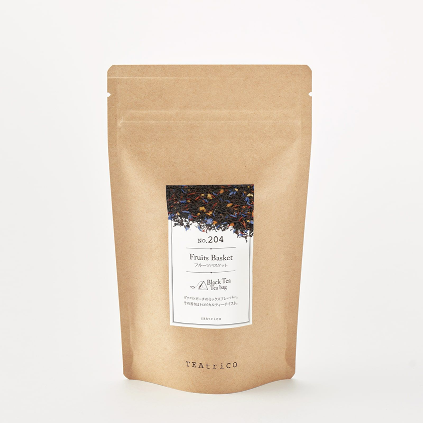 TEAtriCO Black tea フルーツバスケット (2.5gTB×8個入) ×6袋