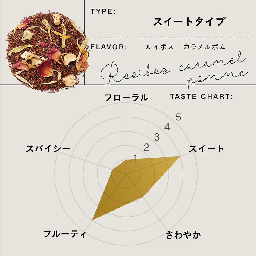TEAtriCO 業務用Wellness tea ルイボス カラメルポム 2.5gTB×50個入