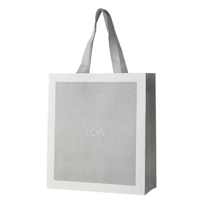 LOA THE OIL ショッピングバッグ グレー 10枚入