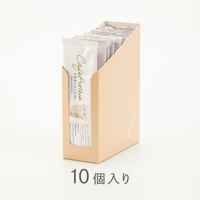 TEAtriCO Cafe Protein カフェ・プロテイン 抹茶ラテ味 (16.5g×10個入)
