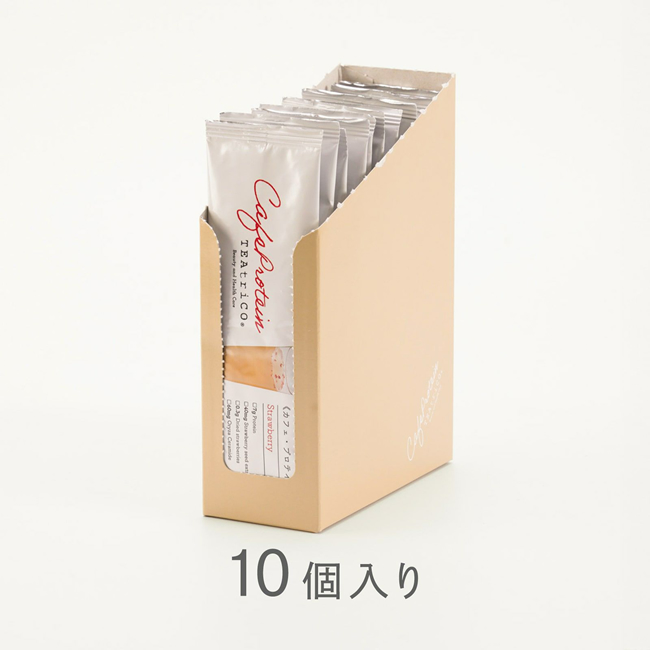 TEAtriCO Cafe Protein カフェ・プロテイン いちご味 (13.5g×10個入)