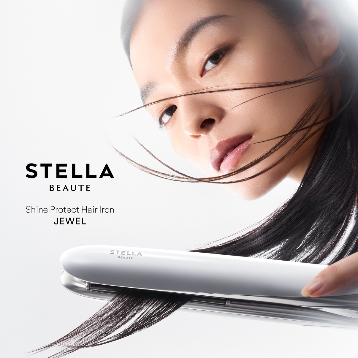 【予約受付】STELLA BEAUTE シャインプロテクトヘアアイロン ジュエル ホワイトダイヤモンド