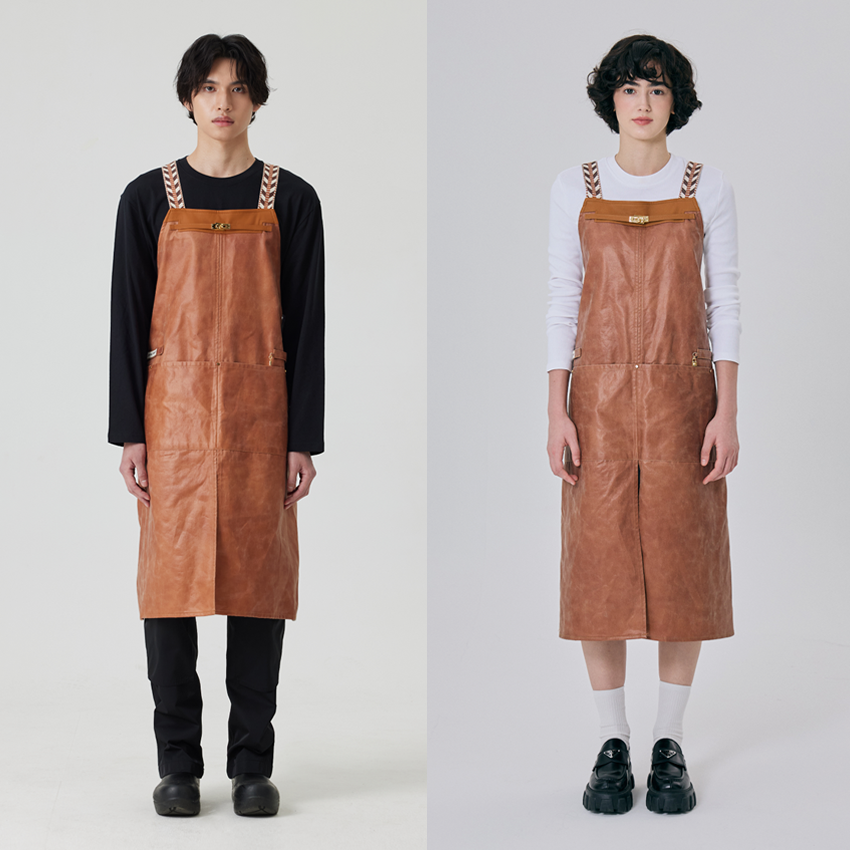 SOODAL アーティザンキャメルエプロン フリーサイズ