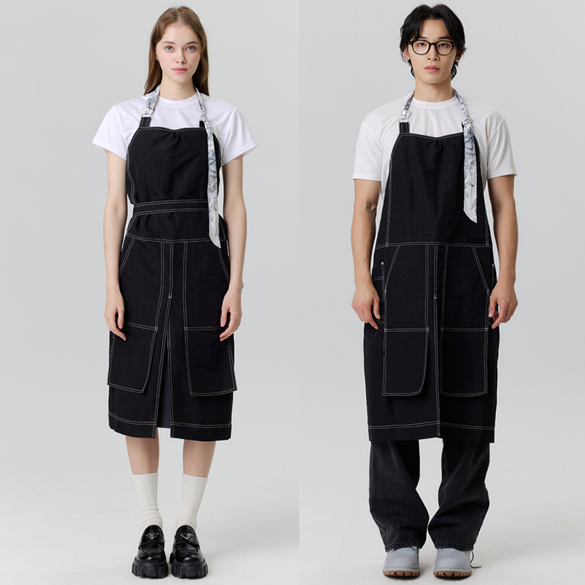 SOODAL ホルターチェンジネックエプロン フレンチアンティーク フリーサイズ